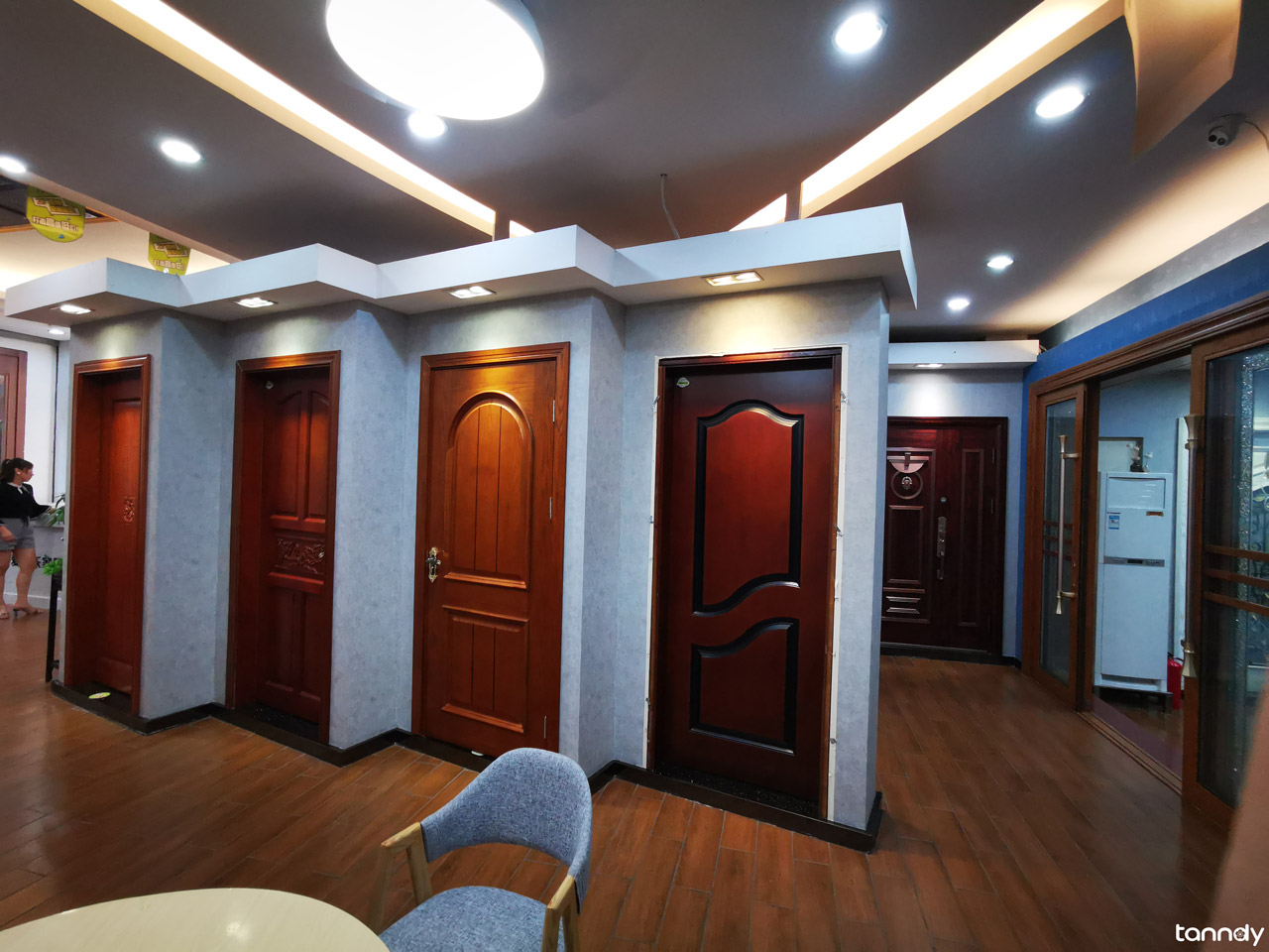 Wooden door showroom